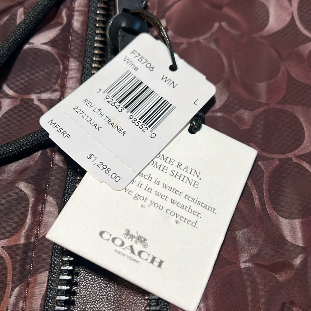 Coach Reversible Jacket - Lamb Leather